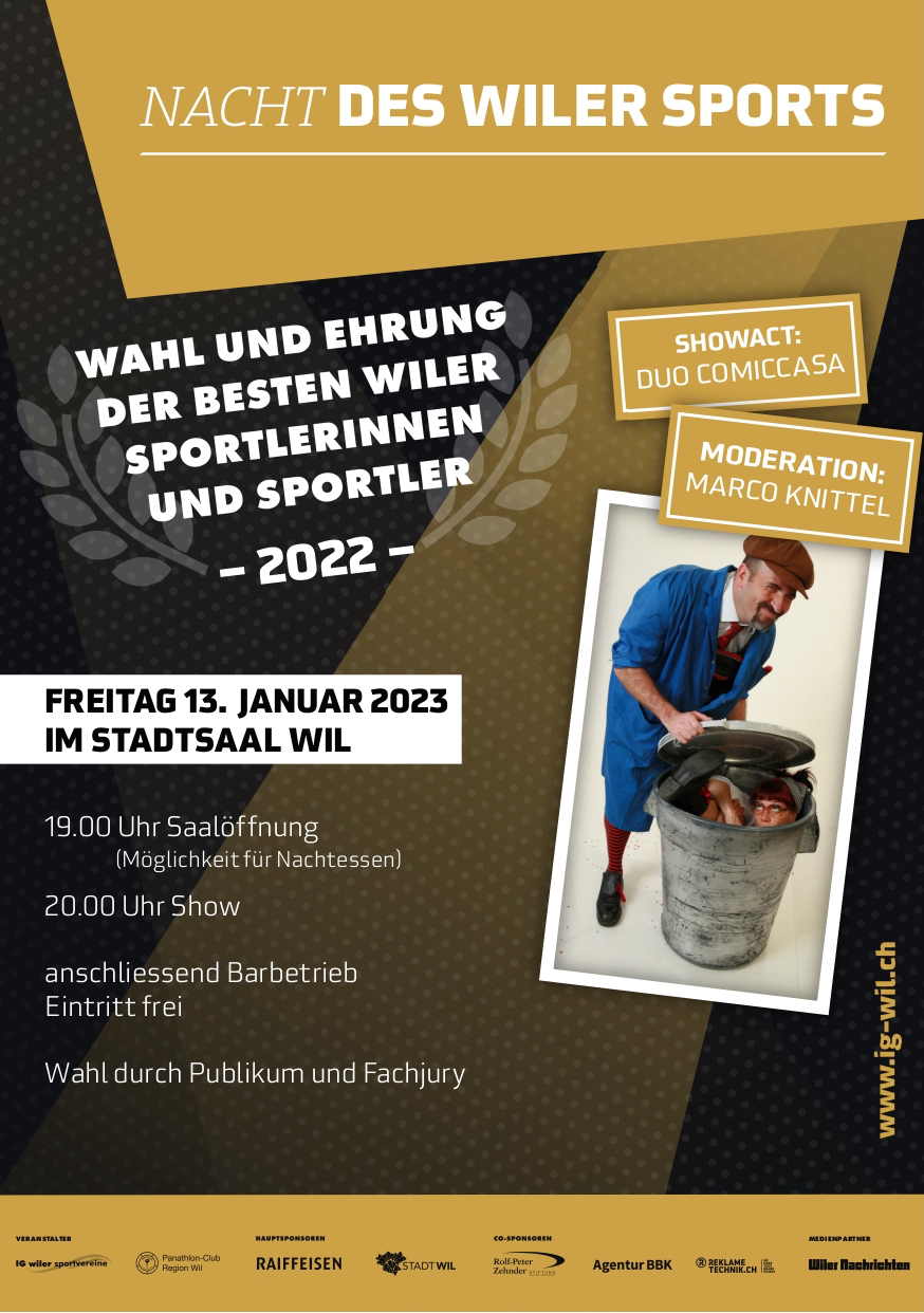 20230113 Nacht des Wiler Sports Flyer